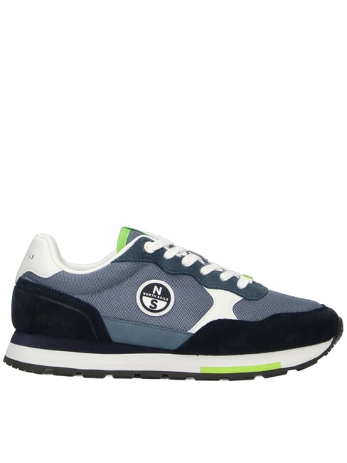 ROUTE Sneakers navy-lime - Scarpe Uomo