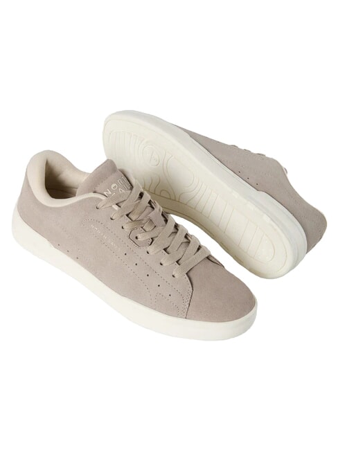 FENDER SUEDE Sneakers in pelle beige - Scarpe Uomo