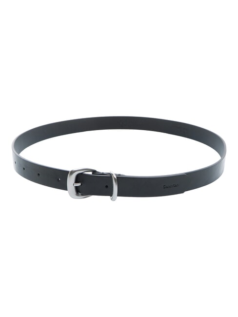 2PIECE LOGO Cintura in pelle ck black / antique nickel - Cinture