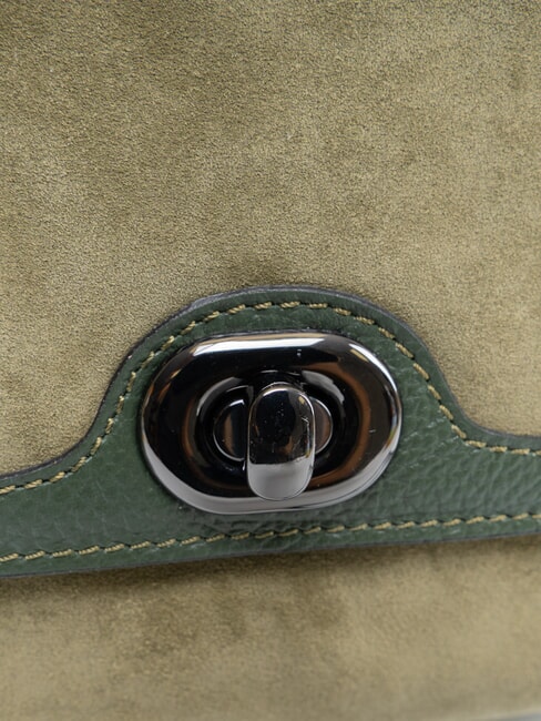 SHAILA Borsa mini a mano con tracolla, in pelle prezzemolo - Borse Donna