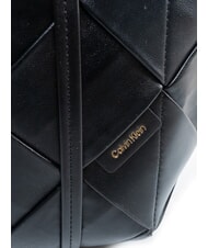 CALVIN KLEIN WOVEN Borsa shopping a mano, con tracolla na black - Borse Donna - 3