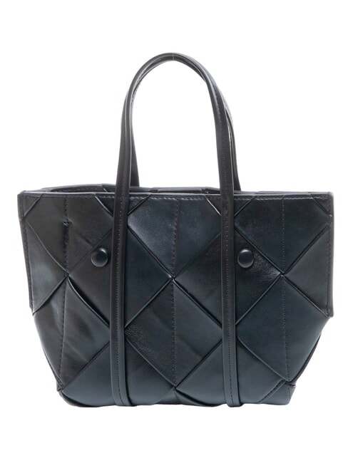 WOVEN Borsa shopping a mano, con tracolla na black - Borse Donna