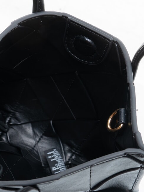 WOVEN Borsa shopping a mano, con tracolla na black - Borse Donna