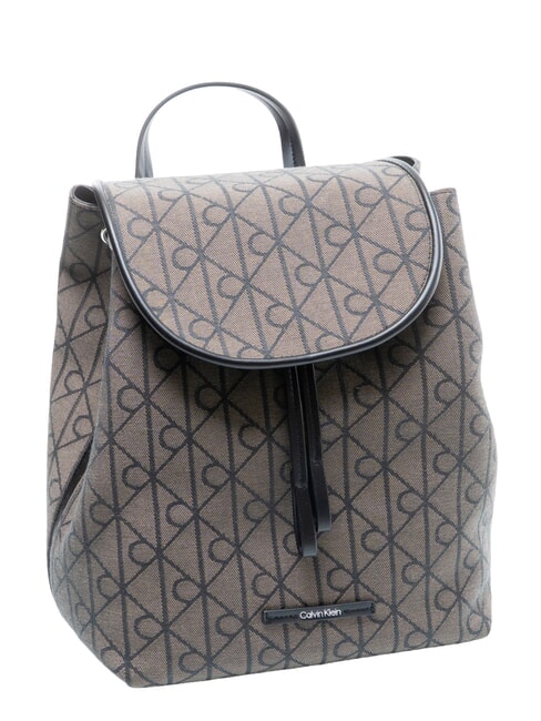 EMBLEM AOP Zaino con taschino interno lotus beige / black aop - Borse Donna