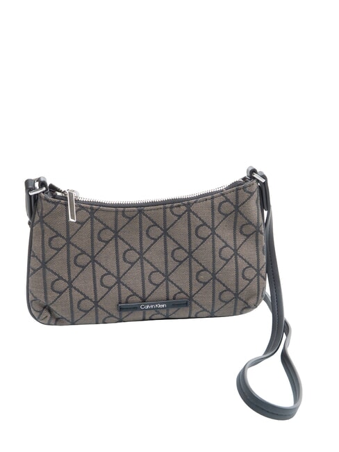 EMBLEM AOP Borsa mini, a tracolla lotus beige / black aop - Borse Donna