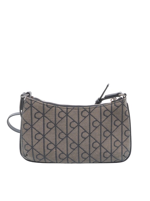 EMBLEM AOP Borsa mini, a tracolla lotus beige / black aop - Borse Donna