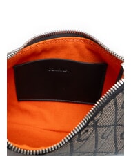 CALVIN KLEIN EMBLEM AOP Borsa mini, a tracolla lotus beige / black aop - Borse Donna - 5