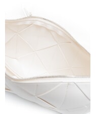 CALVIN KLEIN WOVEN Borsa a spalla white alyssum - Borse Donna - 5