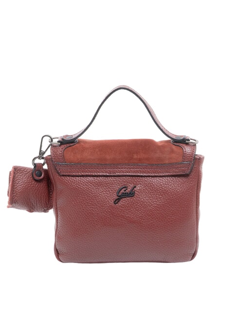 SHAILA Borsa mini a mano con tracolla, in pelle terracotta - Borse Donna