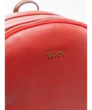 BRIC&rsquo;S CREMONA Zaino in pelle, due scomparti rosso - Borse Donna - 4