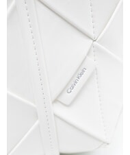 CALVIN KLEIN WOVEN Borsa shopping a mano, con tracolla white alyssum - Borse Donna - 3