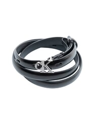 CALVIN KLEIN ROUND CK BUCKLE Cintura in pelle ck black / antique nickel - Cinture - 3