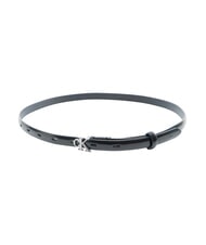 CALVIN KLEIN ROUND CK BUCKLE Cintura in pelle ck black / antique nickel - Cinture - 2