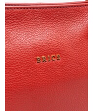 BRIC&rsquo;S CREMONA S Borsa shopping in pelle, a spalla rosso - Borse Donna - 3