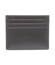 CALVIN KLEIN RAISED LOGO Portacard piatto in pelle ck dark brown - Portafogli Uomo - 3