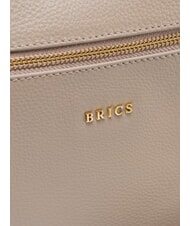 BRIC&rsquo;S CREMONA Borsa mini in pelle, a tracolla tortora - Borse Donna - 3