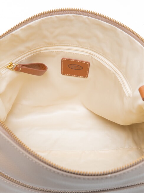 CREMONA Borsa mini in pelle, a tracolla tortora - Borse Donna