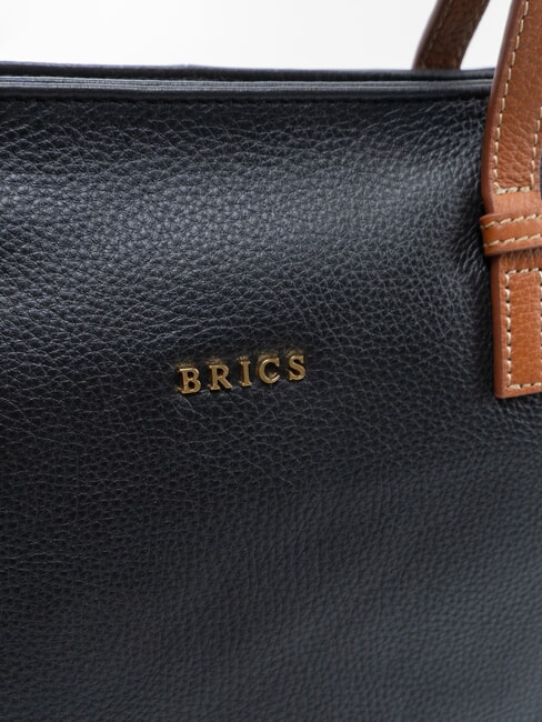 CREMONA S Borsa shopping in pelle, a spalla Nero - Borse Donna
