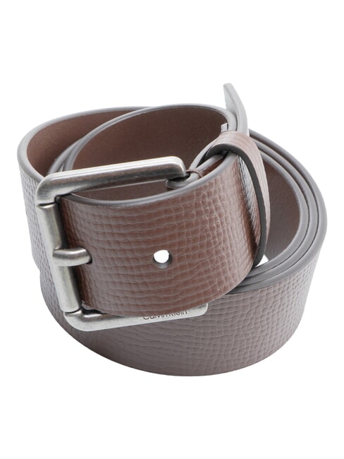 CASUAL ROLLER Cintura in pelle ck chestnut brown / antique s - Cinture