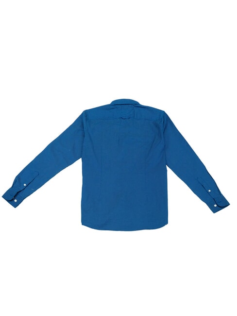 TH Camicia in cotone, a manica lunga blueblack - Camicie Uomo