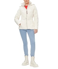 TOMMY HILFIGER TH Giubbotto con cappuccio ancient white - Giacche Donna - 3