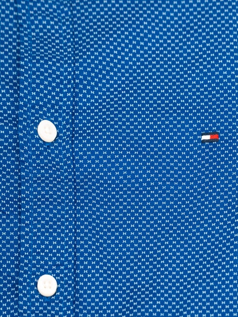 TH Camicia in cotone, a manica lunga blueblack - Camicie Uomo