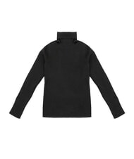 CALVIN KLEIN CK JEANS Maglia a collo alto, maniche lunghe ck black - Maglie Donna - 3