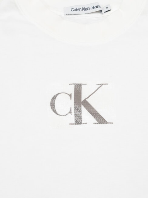 CK JEANS T-shirt corta, a maniche lunghe bright white - T-shirt e Top Donna