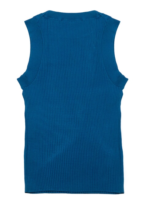 TH Maglia senza maniche, spalla larga deep indigo - T-shirt e Top Donna