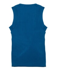 TOMMY HILFIGER TH Maglia senza maniche, spalla larga deep indigo - T-shirt e Top Donna - 3
