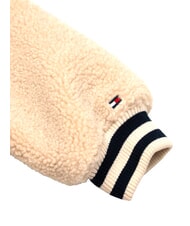 TOMMY HILFIGER TH Giubbotto cashmere creme - Giacche Bambini - 4