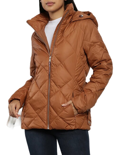 TH Giubbotto con cappuccio natural cognac - Giacche Donna