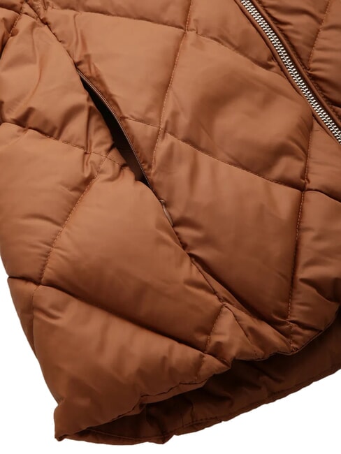 TH Giubbotto con cappuccio natural cognac - Giacche Donna