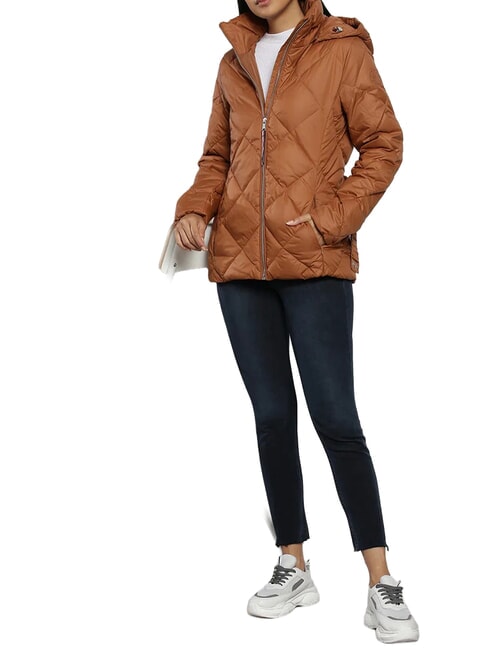 TH Giubbotto con cappuccio natural cognac - Giacche Donna