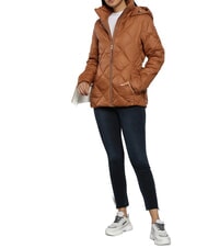 TOMMY HILFIGER TH Giubbotto con cappuccio natural cognac - Giacche Donna - 8