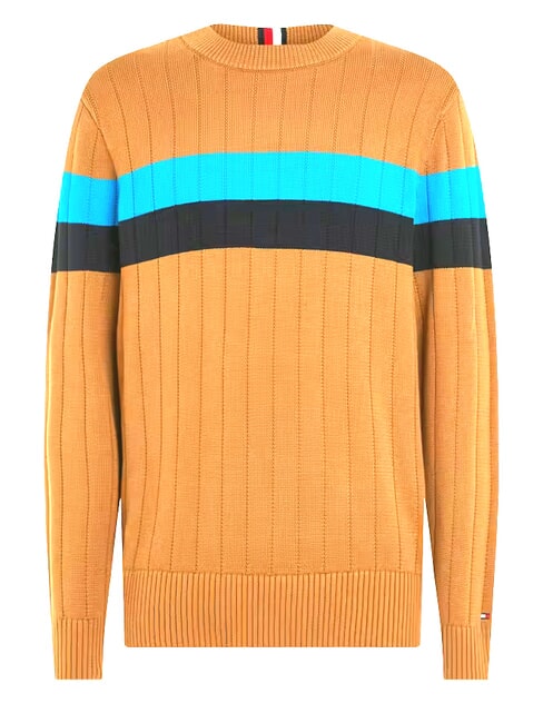 TH Maglione a girocollo cognac / sugarcane mono - Maglie Uomo