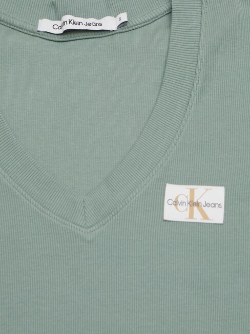 WOVEN LABEL T-shirt a manica corta, in cotone grey - T-shirt e Top Donna