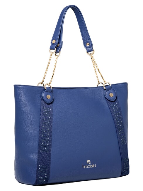GISELLE M Borsa shopping, a spalla blu - Borse Donna