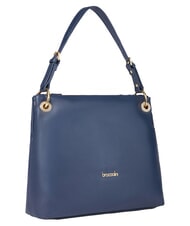 BRACCIALINI NORA L Borsa a spalla, in pelle blu - Borse Donna - 2