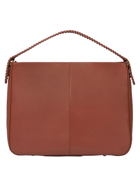 NAOMI Borsa a cartelletta, in pelle marrone - Borse Donna
