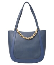 BRACCIALINI CHAIN Borsa a spalla con catena blu - Borse Donna - 4