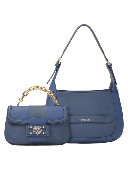 CHAIN Borsa a spalla, regolabile blu - Borse Donna