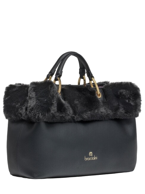 BETH FUR Borsa a mano con pochette nero - Borse Donna