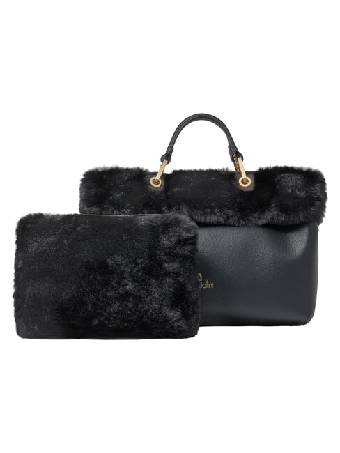 BETH FUR Borsa a mano con pochette nero - Borse Donna