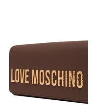 LOVE MOSCHINO SMART DAILY Borsa mini a tracolla cioccolato2 - Borse Donna - 4