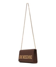 LOVE MOSCHINO SMART DAILY Borsa mini a tracolla cioccolato2 - Borse Donna - 3