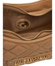 LOVE MOSCHINO QUILTED Borsa doppia funzione beige - Borse Donna - 6
