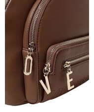 LOVE MOSCHINO ZIPLINE Zaino tondo con tasca CUOIO - Borse Donna - 4