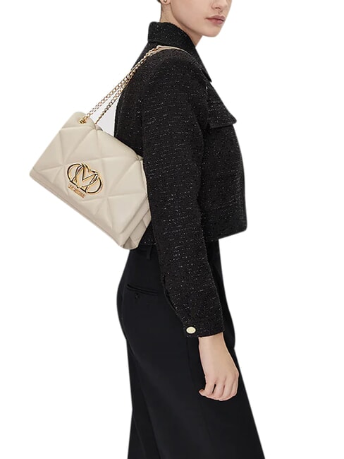 EMBOSSED Borsa a spalla / a tracolla avorio - Borse Donna