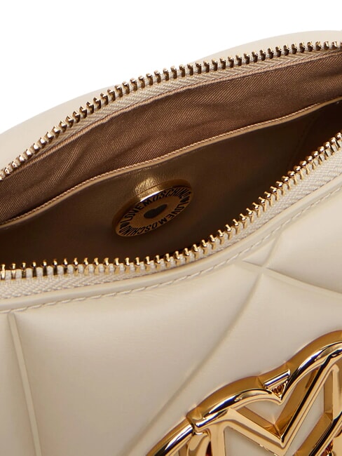 EMBOSSED Borsa a tracolla, doppia portabilit&agrave; avorio - Borse Donna